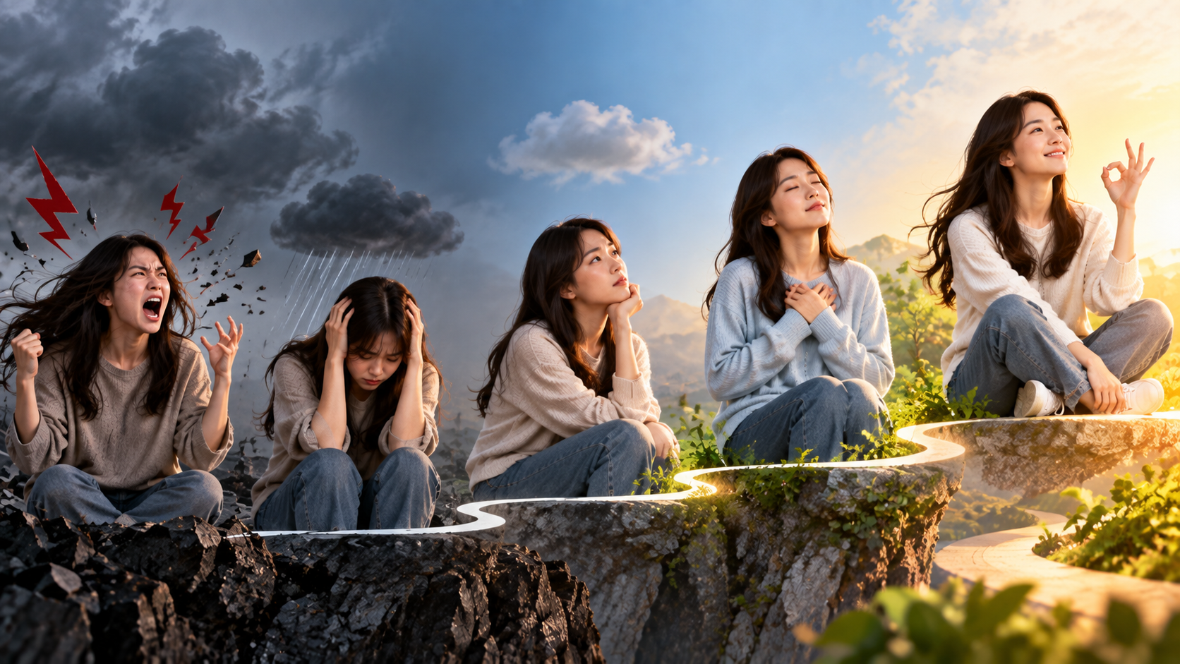 【兩性關係-讀者提問】情緒管理歷程五階段 -從咒罵到說OK！