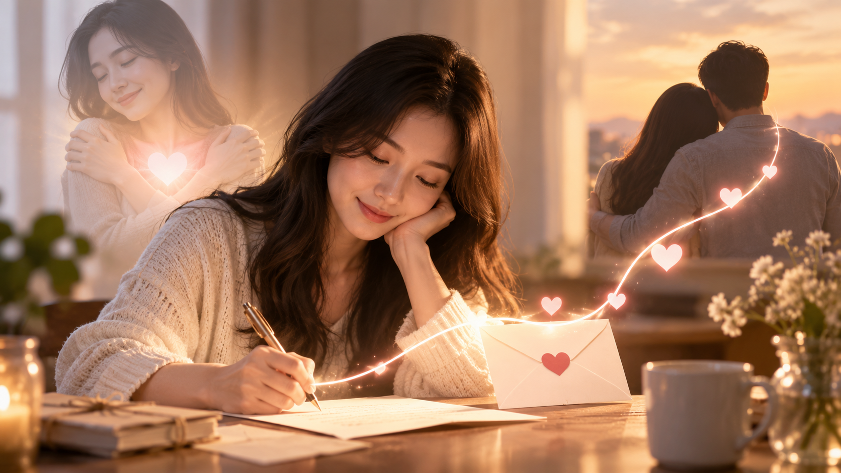 自我聊癒挽回關係的神奇情書