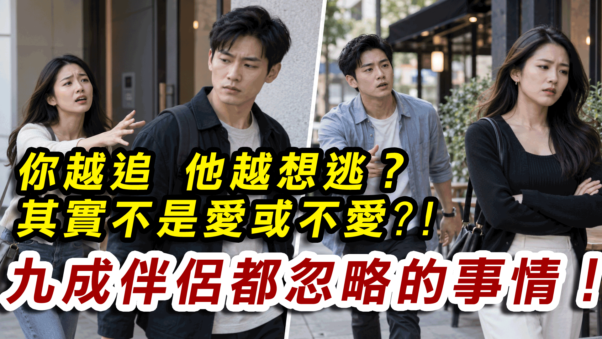 焦慮型依附遇上逃避型依附：為什麼一個痛苦崩潰，一個卻像沒感覺？心理學解析一追一逃的惡性循環